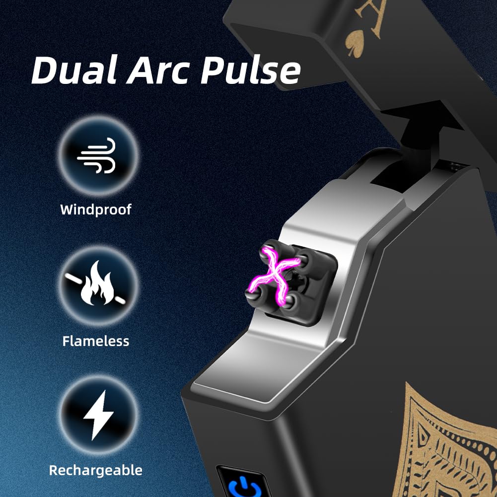 LcFun no gas, eco-friendly flameless lighter design