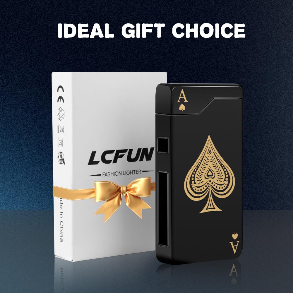 LcFun pocket metal lighter fits in pocket or bag