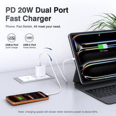 LCGENS pocket-sized travel charger ready for home, office, or travel.