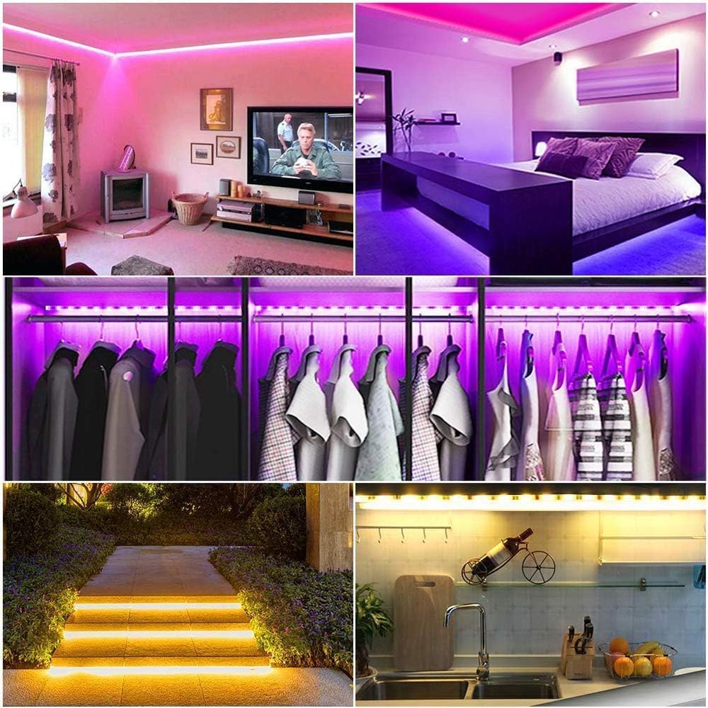 Lcutml bedroom decor lighting for mood and celebration ambience.