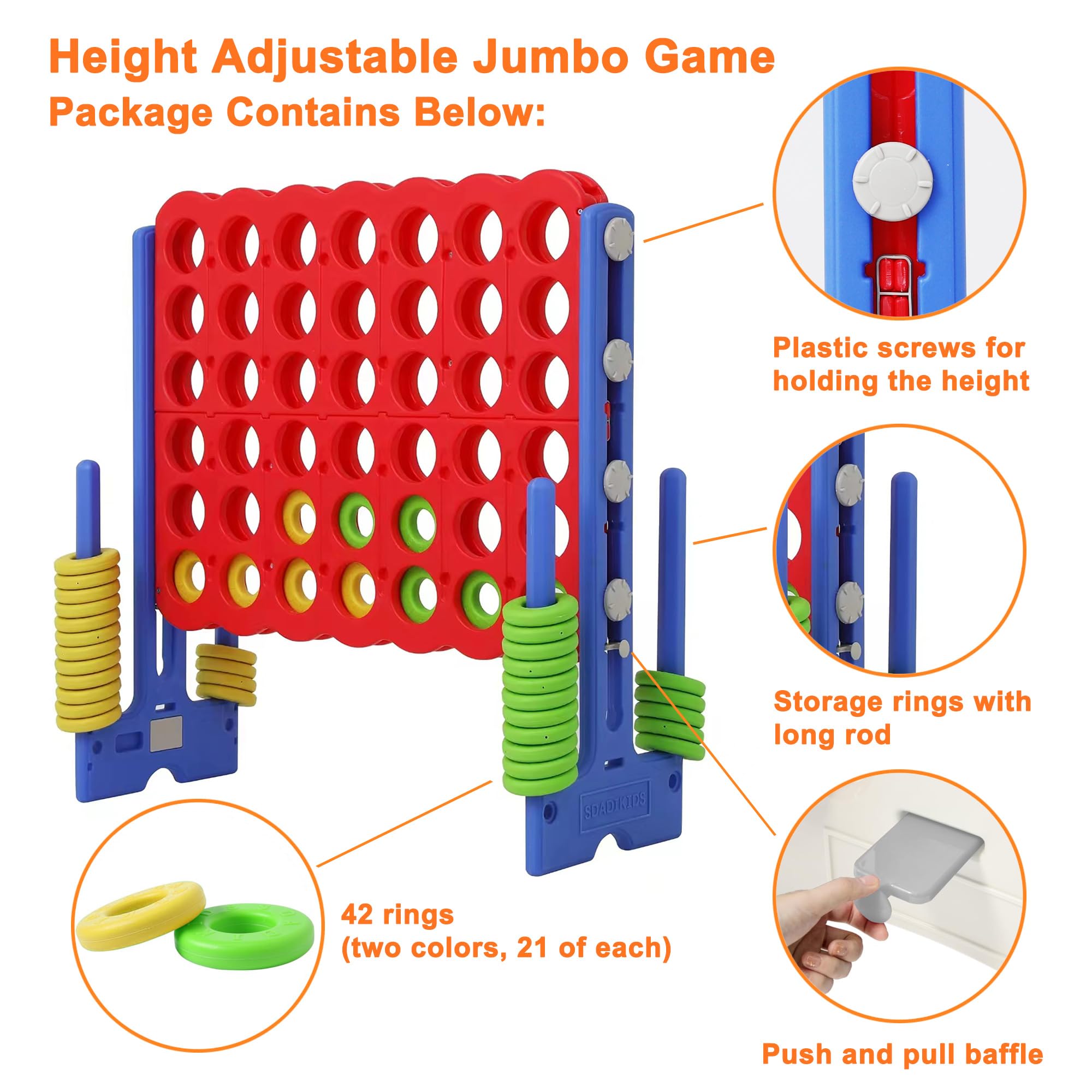 LDDAL height-adjustable frame from 36 to 49 inches