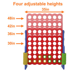LDDAL giant 4-connect rings storage keeps pieces organized
