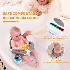 LDIIDII bath seat temperature card helps gauge water safely.
