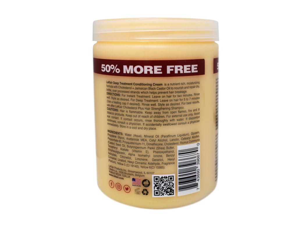 Le Kair Cholesterol Plus packaging shot, generous 24 oz jar for routine treatments.