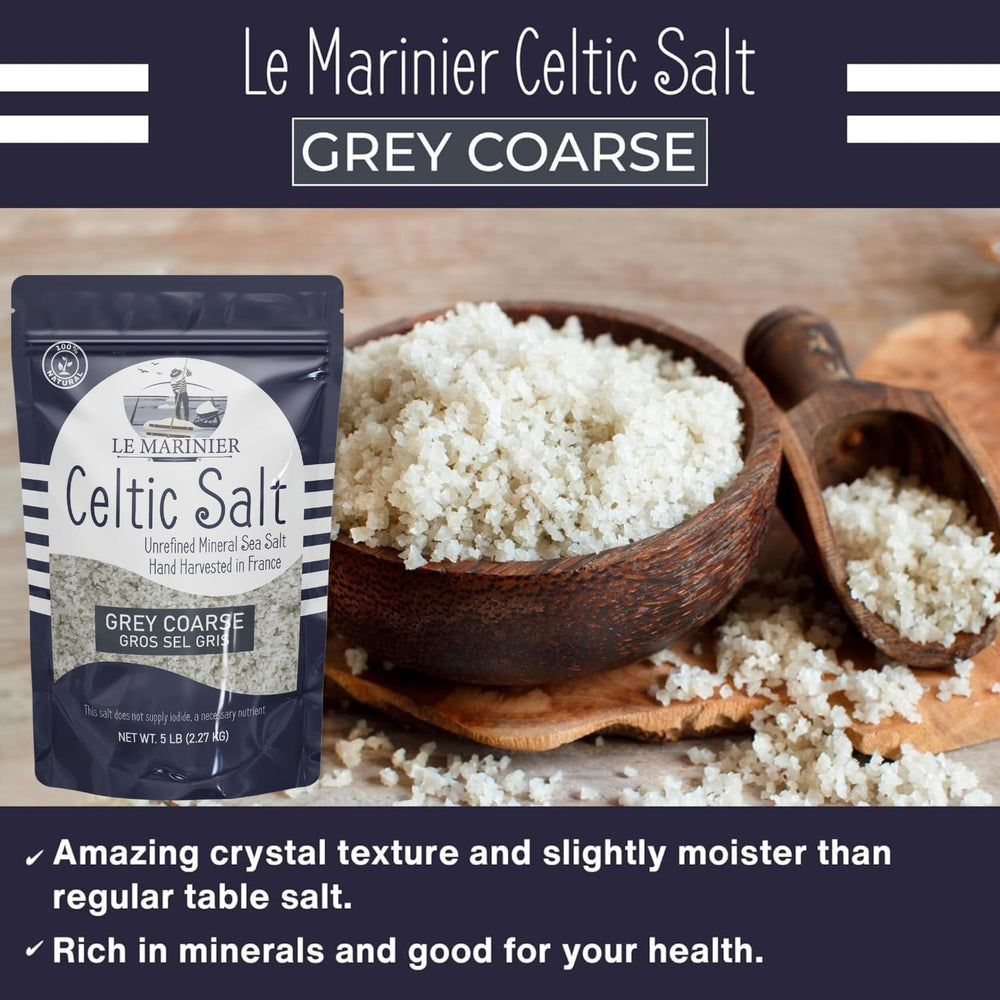 Le Marinier mineral-rich salt bottle highlights natural minerals for everyday seasoning