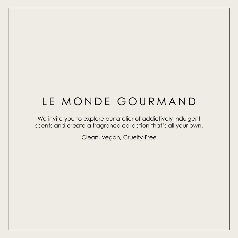 Le Monde Gourmand Crème Vanille uses apricot and almond oils for nourishment.
