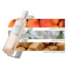 Le Monde Gourmand Crème Vanille Oil texture swatch reveals rich, nourishing feel.
