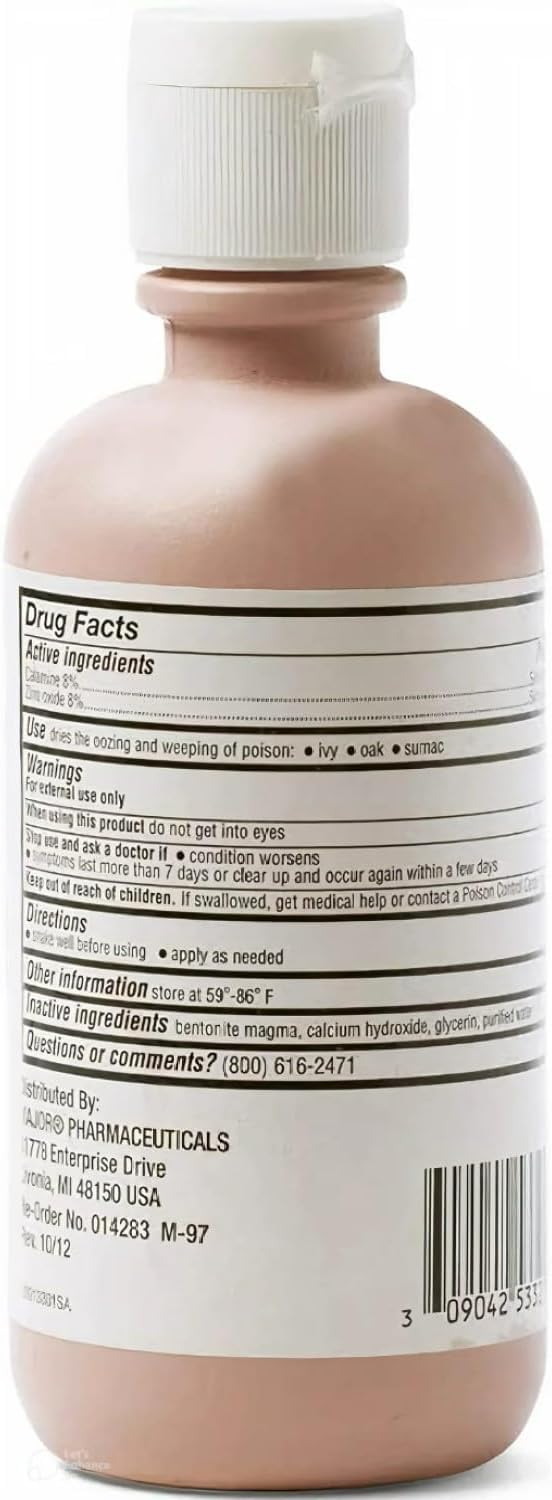 Leader Calamine Lotion applied on arm for fast soothing itch relief.