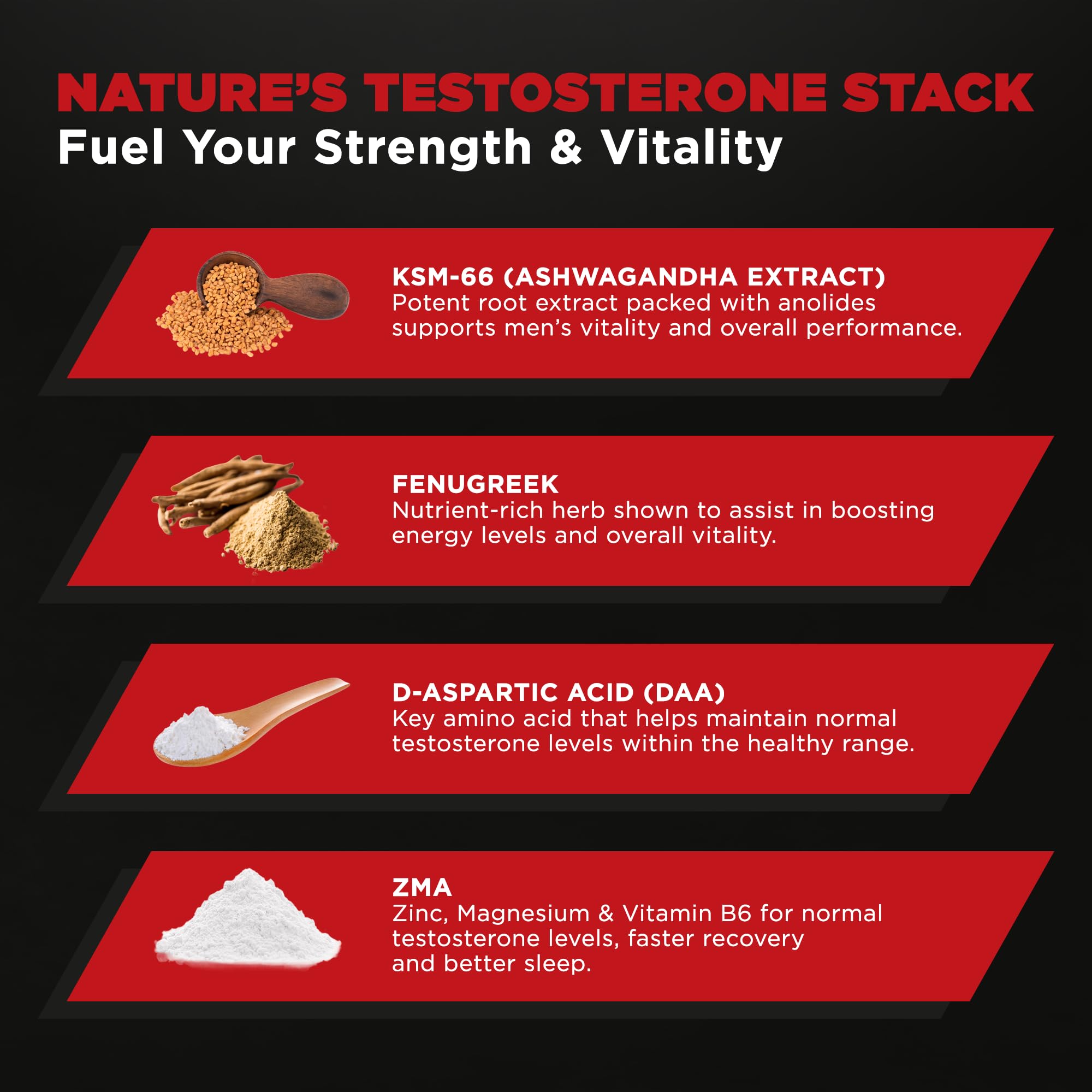 Ashwagandha KSM-66 note on packaging for resilience.