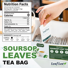 LeafLea foil-sealed tea pouches preserve freshness and aroma for optimal brewing.