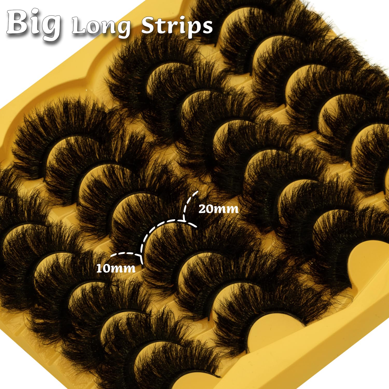 LEAFMOON 20mm lashes deliver dramatic flair with a wispy finish.