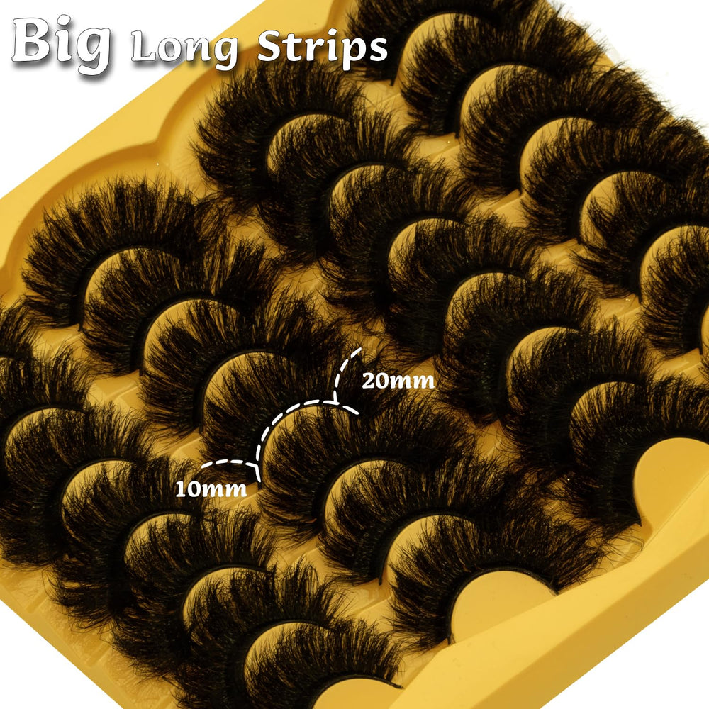 LEAFMOON 20mm lashes deliver dramatic flair with a wispy finish.