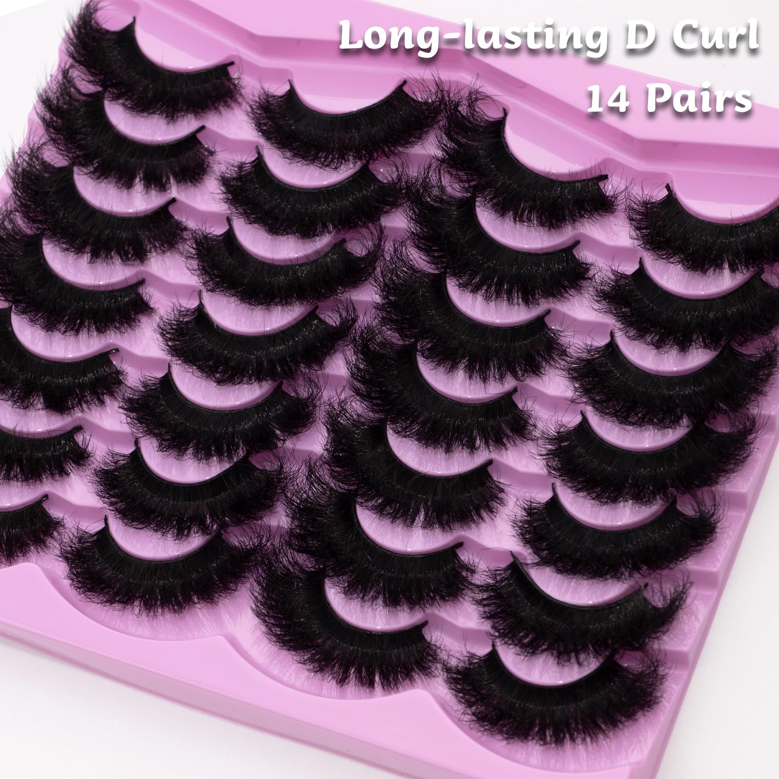 LEAFMOON handmade faux mink lashes for premium softness and durability.
