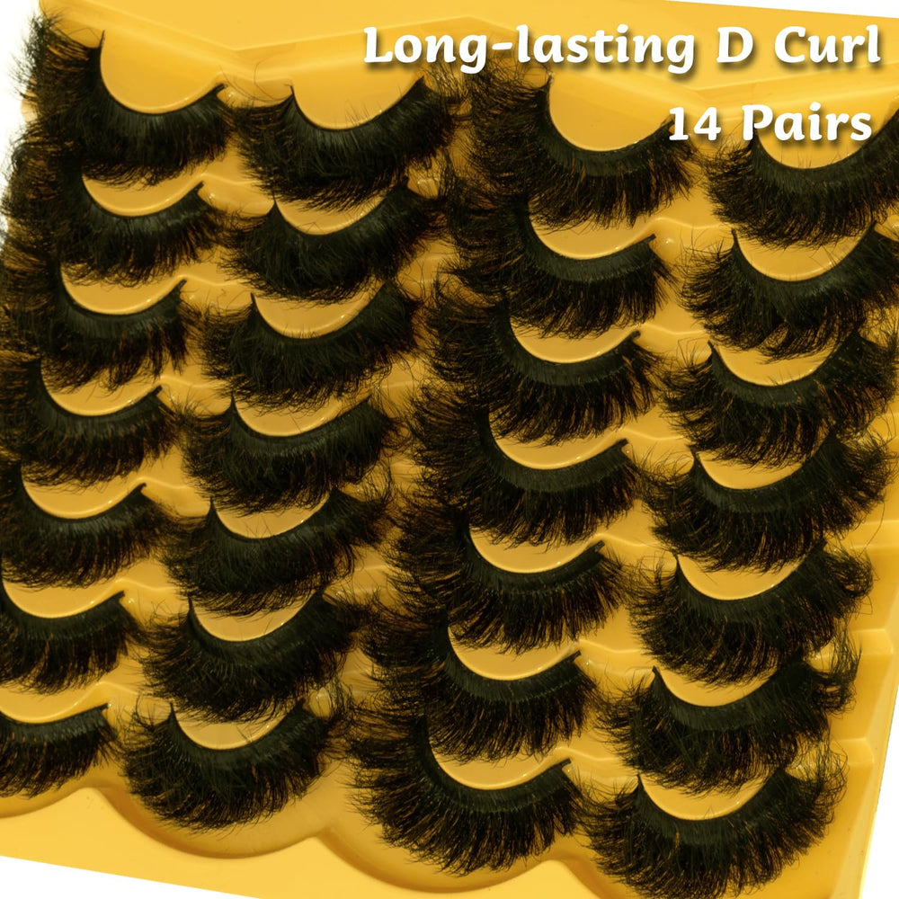 LEAFMOON faux mink lashes provide lightweight comfort for all-day wear.
