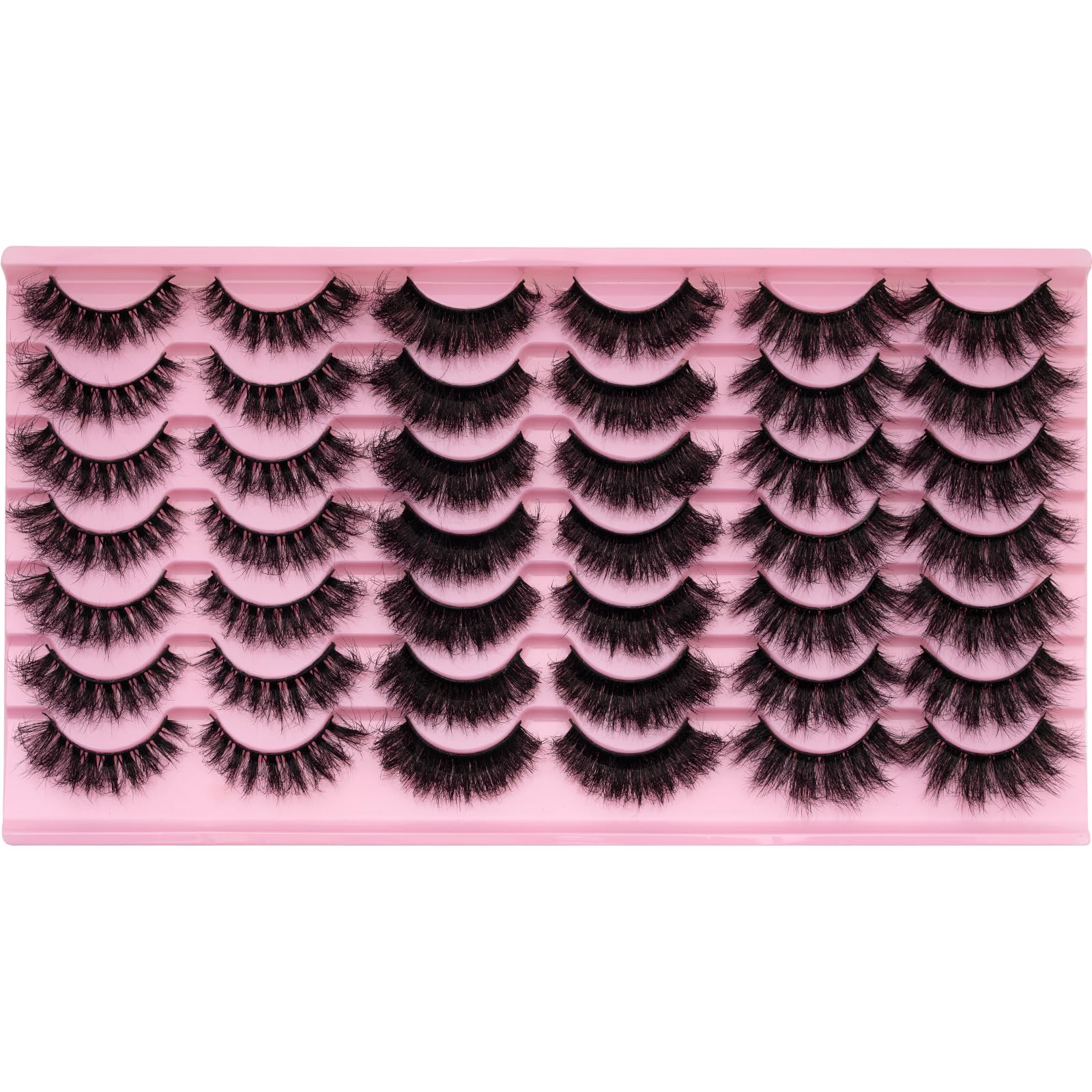 LEAFMOON Wispy Mink Lashes reusable for 10+ wears with care.