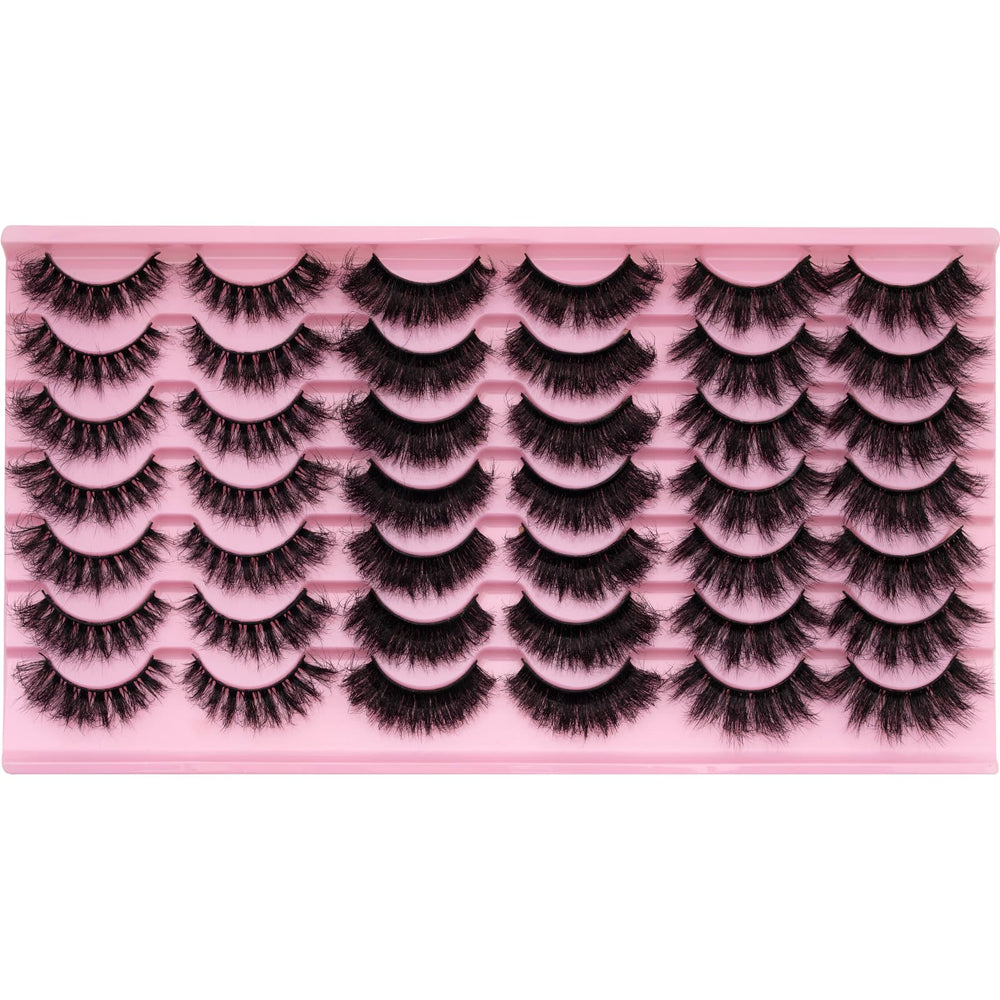 LEAFMOON Wispy Mink Lashes reusable for 10+ wears with care.