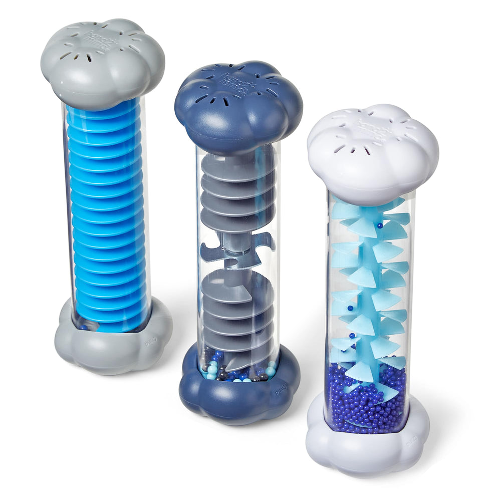 Learning Resources calming sounds rain tubes set with three patterns for sensory exploration