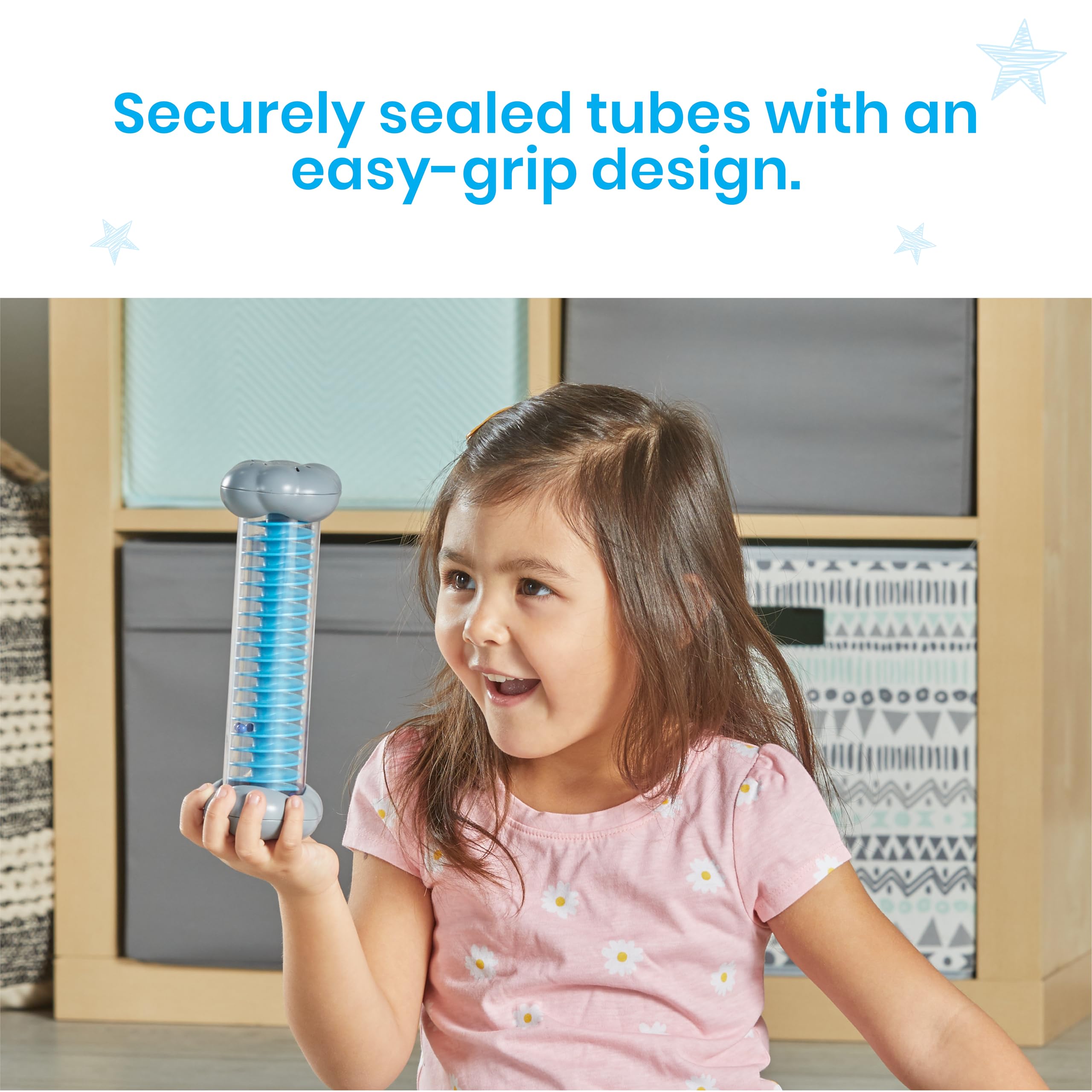 Learning Resources rain stick instrument storm for classroom rhythm and focus