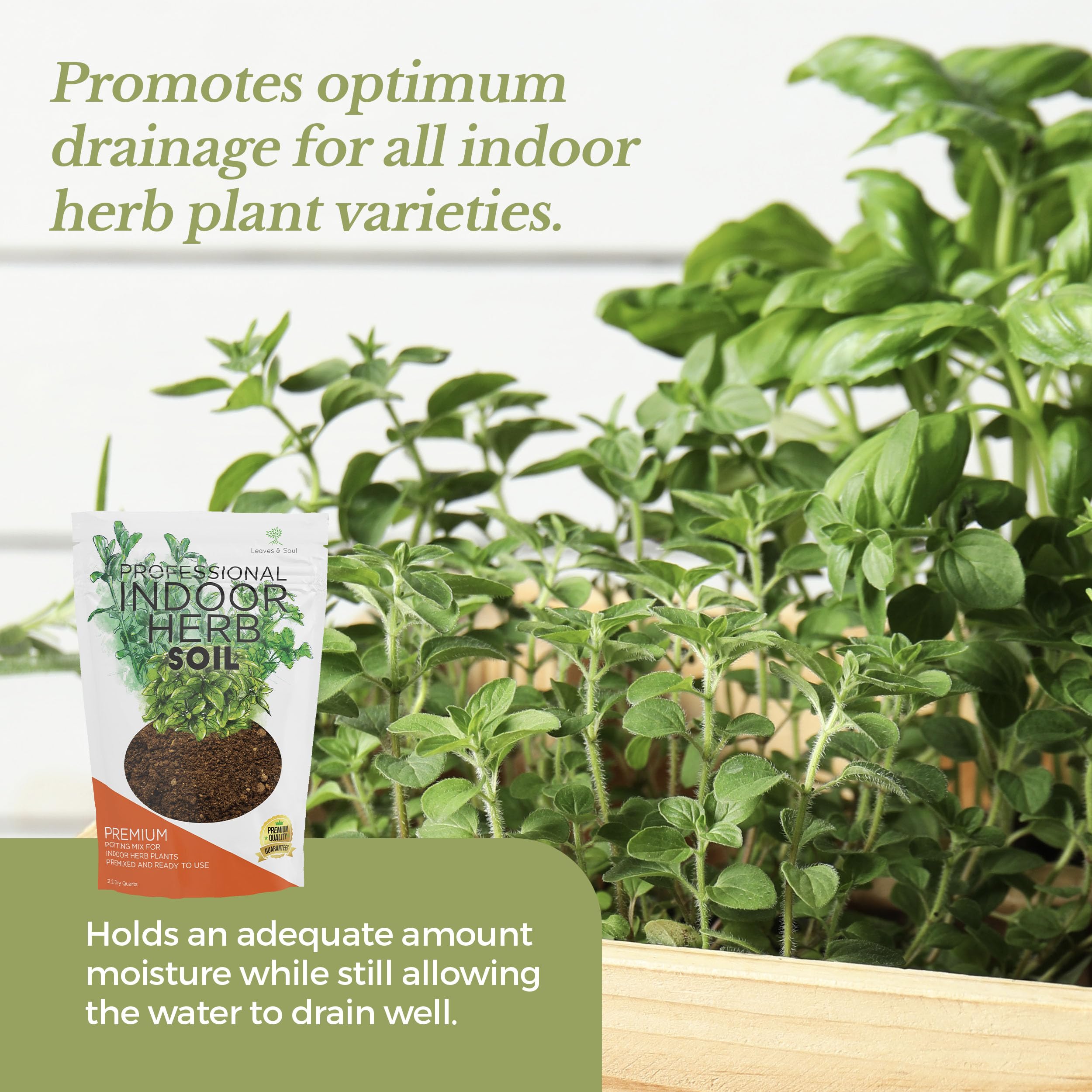 Leaves and Soul basil thyme rosemary blend ready-to-use.