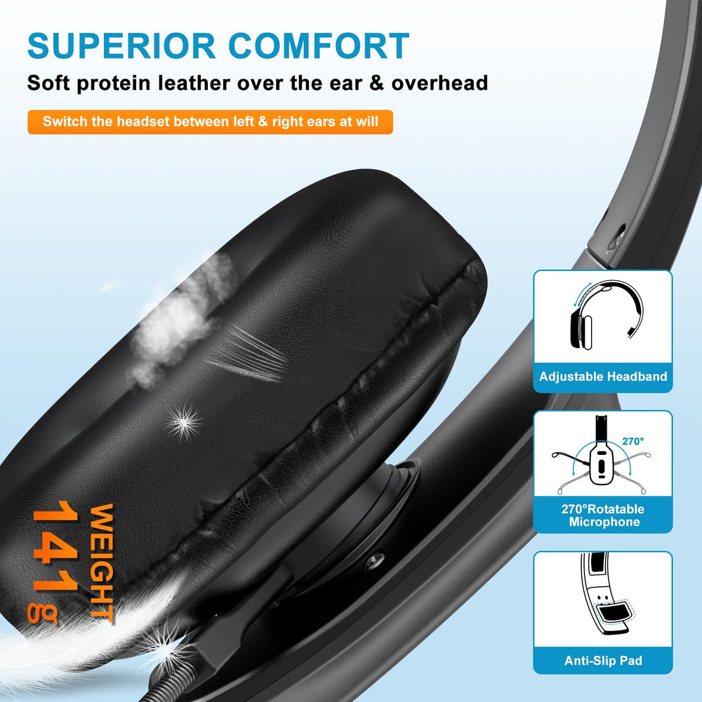 LEAYU dual-connection 5.2 for stable calls on phone and PC.