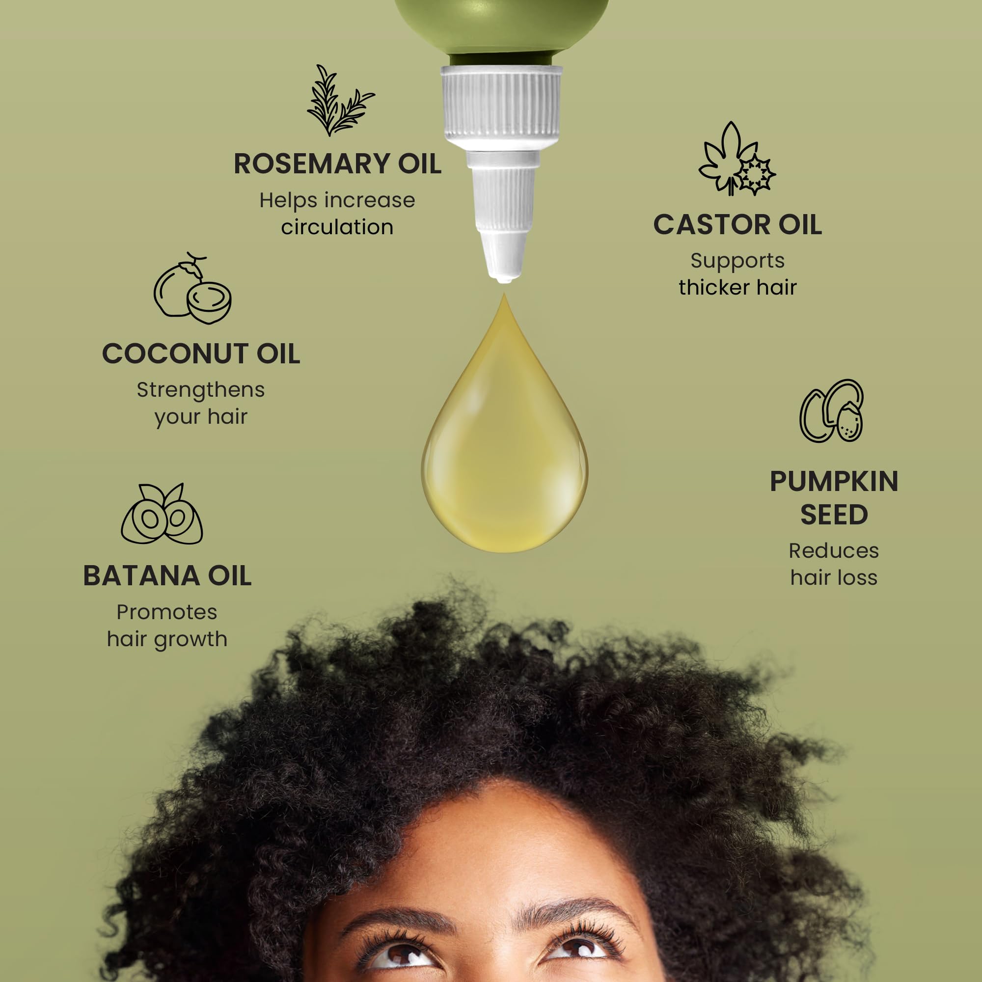 Shiny strand glow after using Lebanta Batana Oil demonstrates conditioning benefits.
