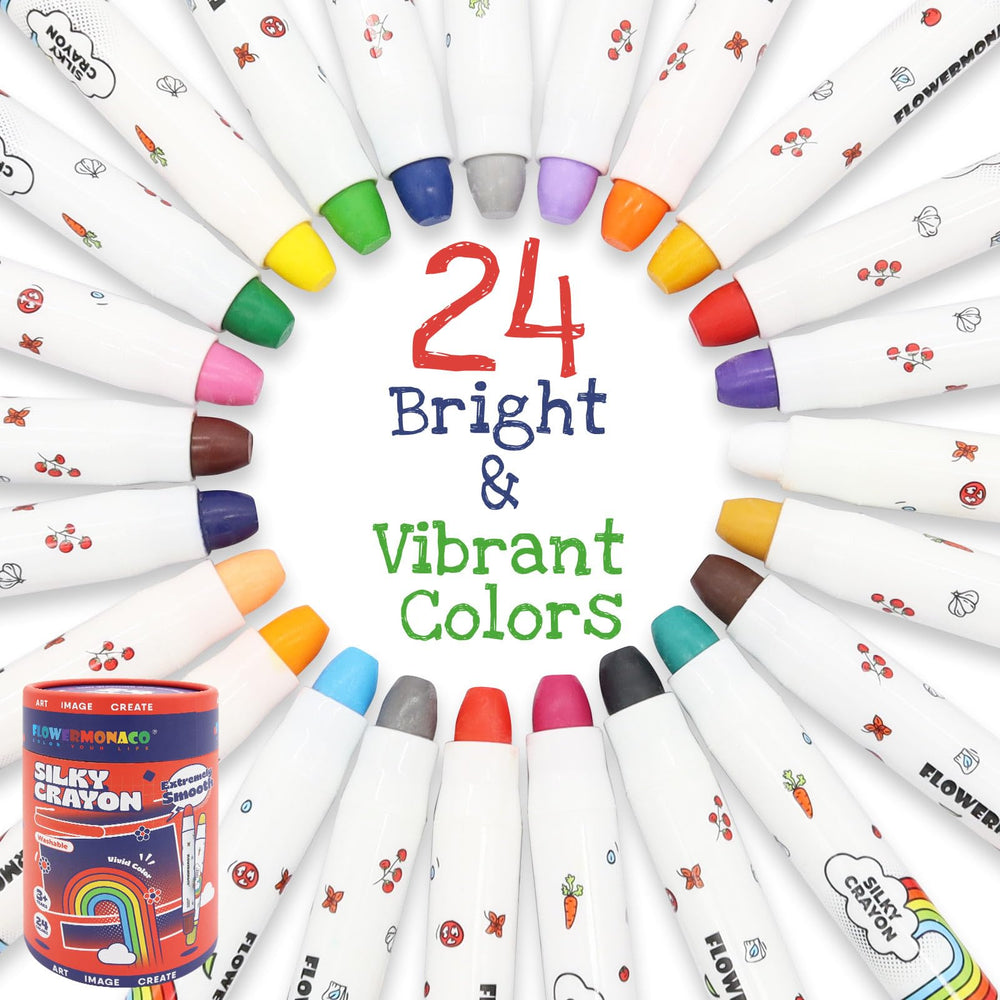 Lebze jumbo crayons in sturdy container for easy storage and gifting.
