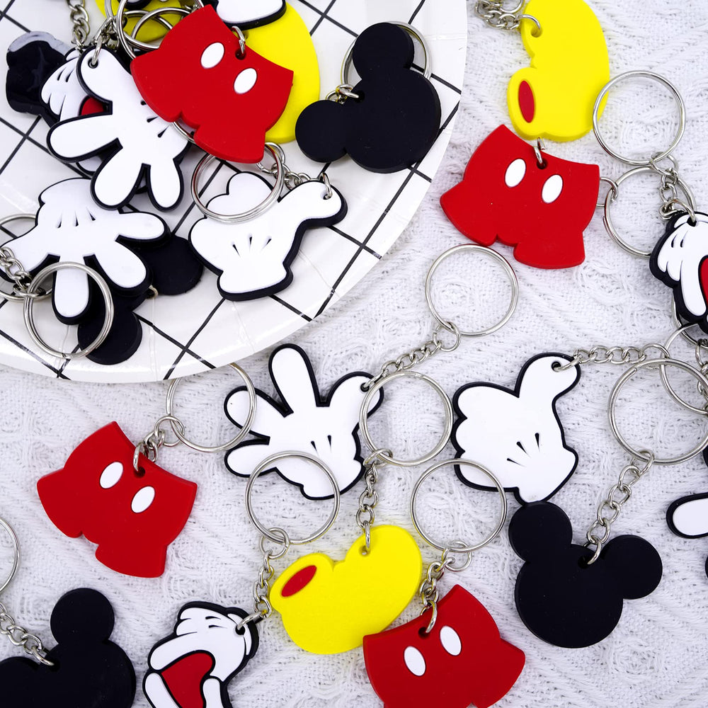 Lecinc alloy base mouse keychain with durable finish