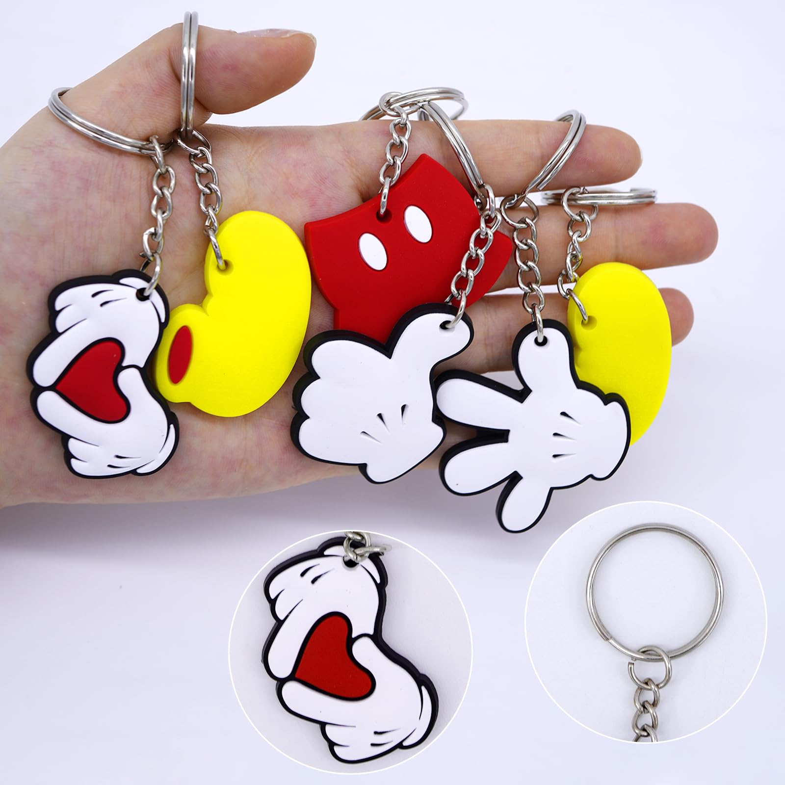 Lecinc silicone mouse pendant highlighting lightweight, safe accessory