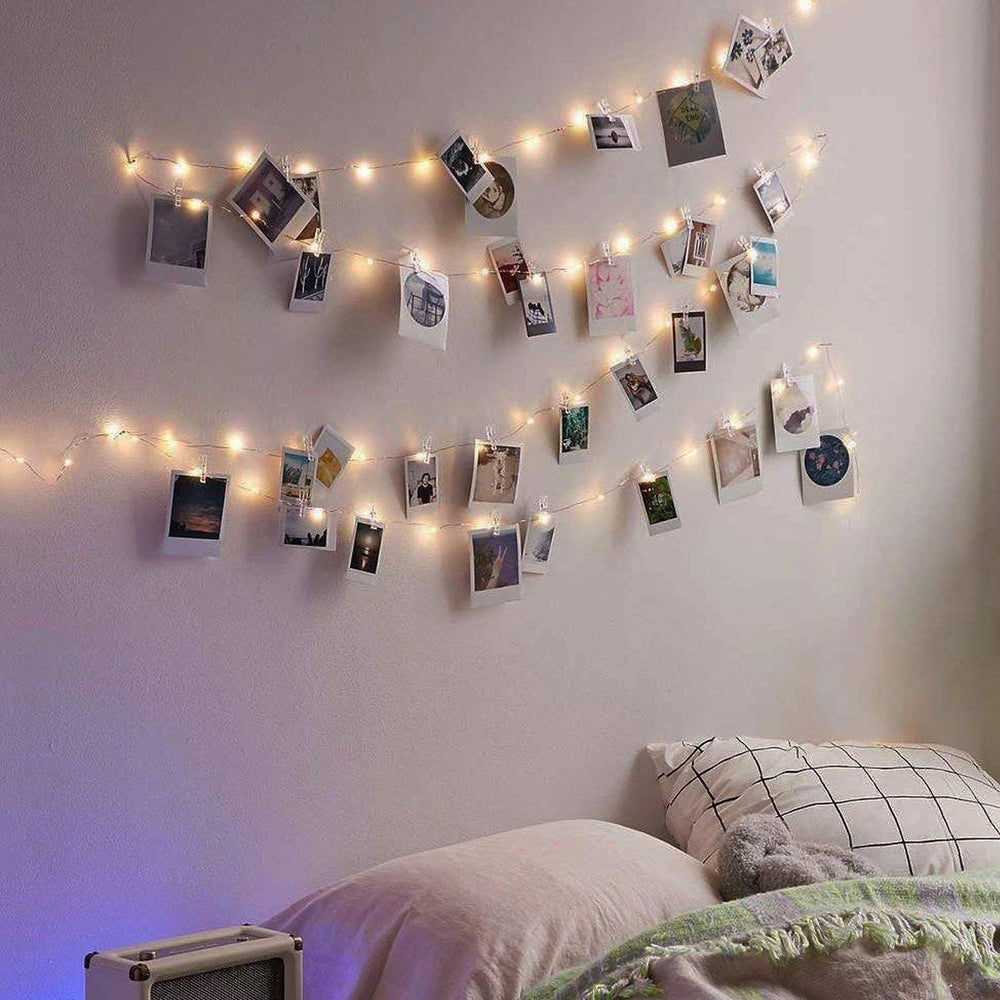 LECLSTAR clear clips provide secure photo display and lighting accents