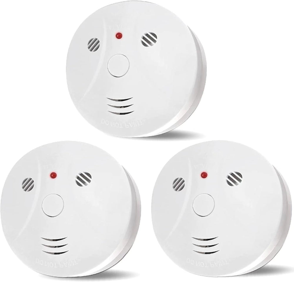 Lecoolife 3-pack smoke detector with battery operation for reliable use during outages.