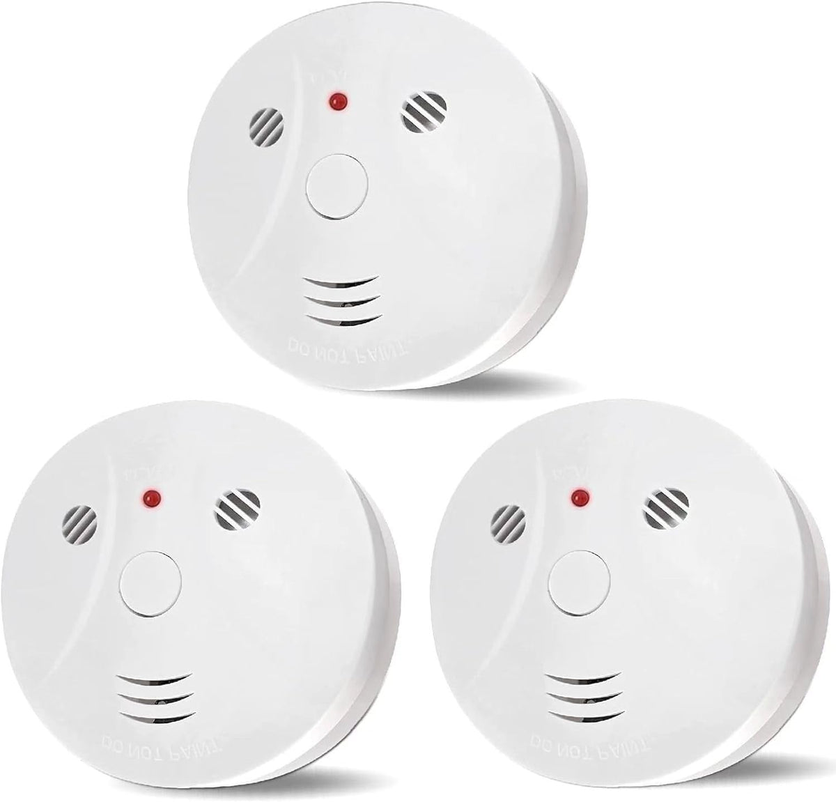 Lecoolife 3-pack smoke detector with battery operation for reliable use during outages.