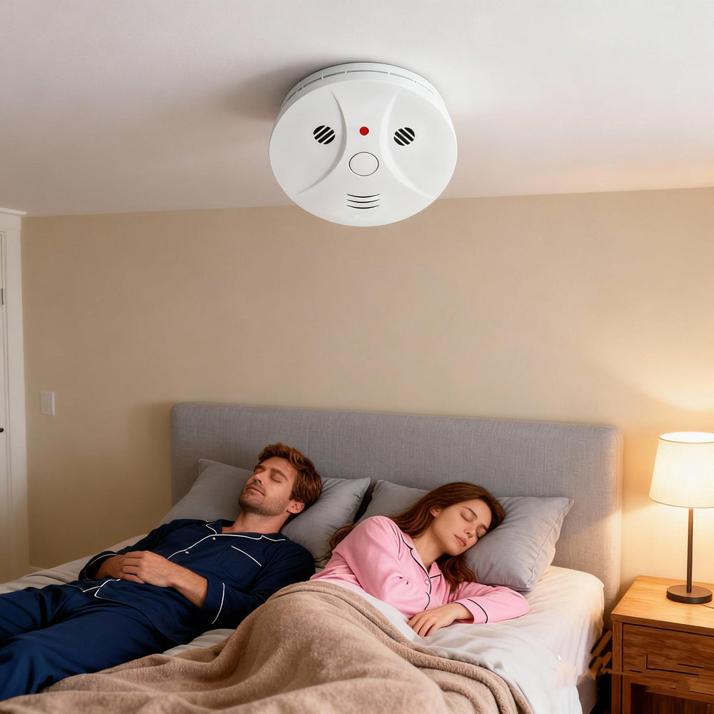 Lecoolife easy-install detector with screws and bracket for quick setup.