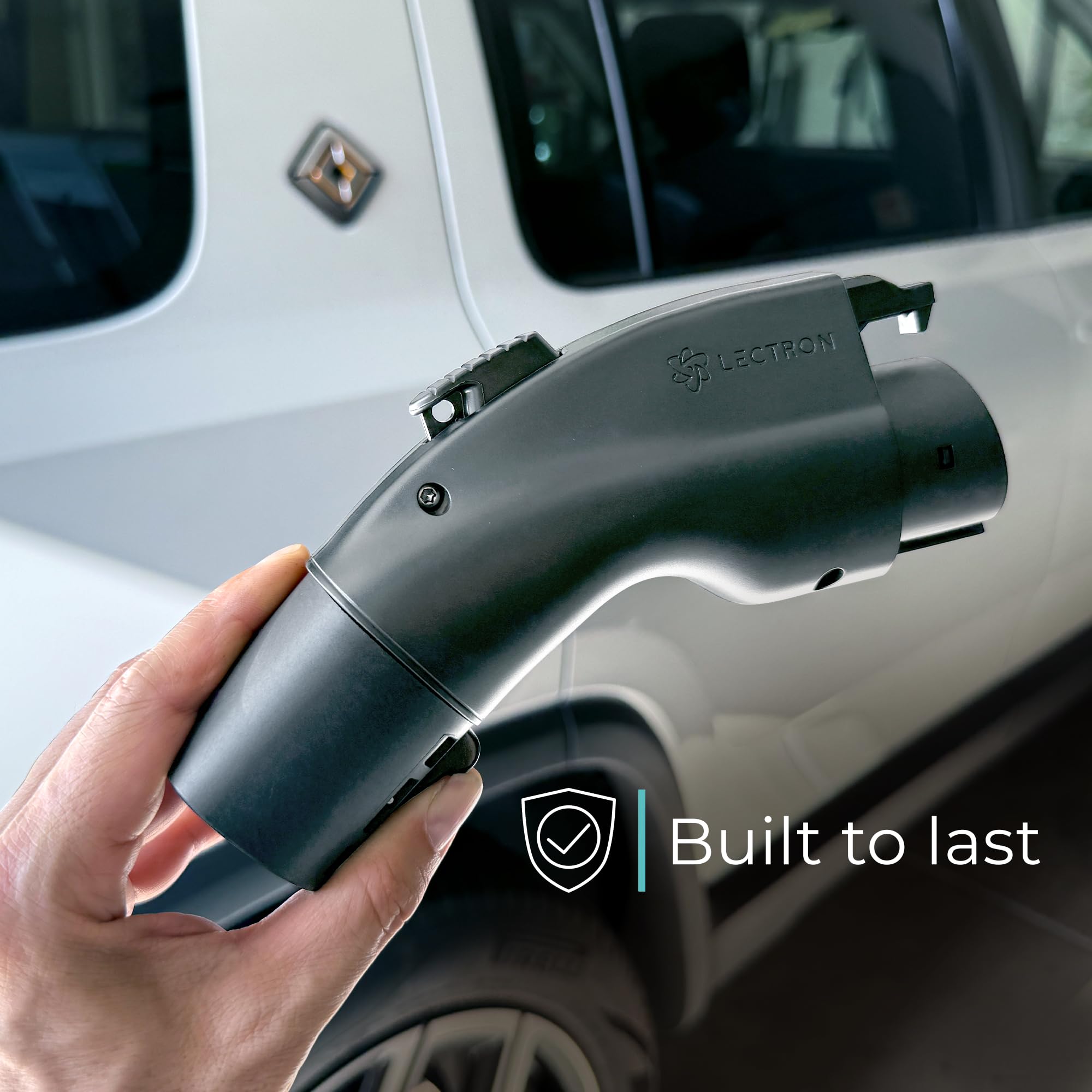 Lectron Tesla to J1772 adapter safety certified under UL 2251.