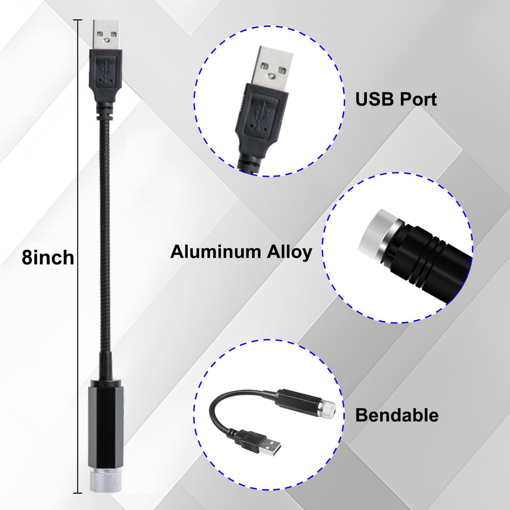 LEDCARE USB Star Projector flexible direction for adjustable lighting