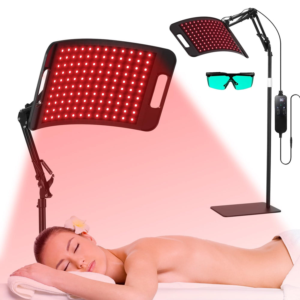 LEDINO red-light therapy panel front view for home use and facial treatment.