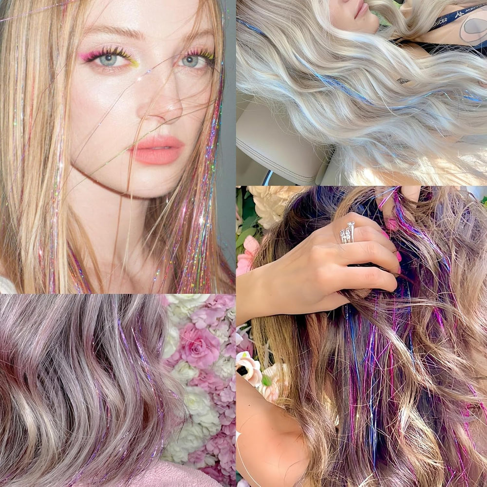 LEDIZE heat-resistant polyester tinsel for dazzling party looks