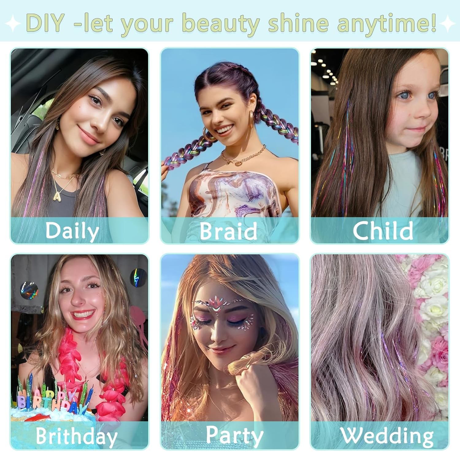 LEDIZE ponytail hoops and clips for quick DIY hairstyles