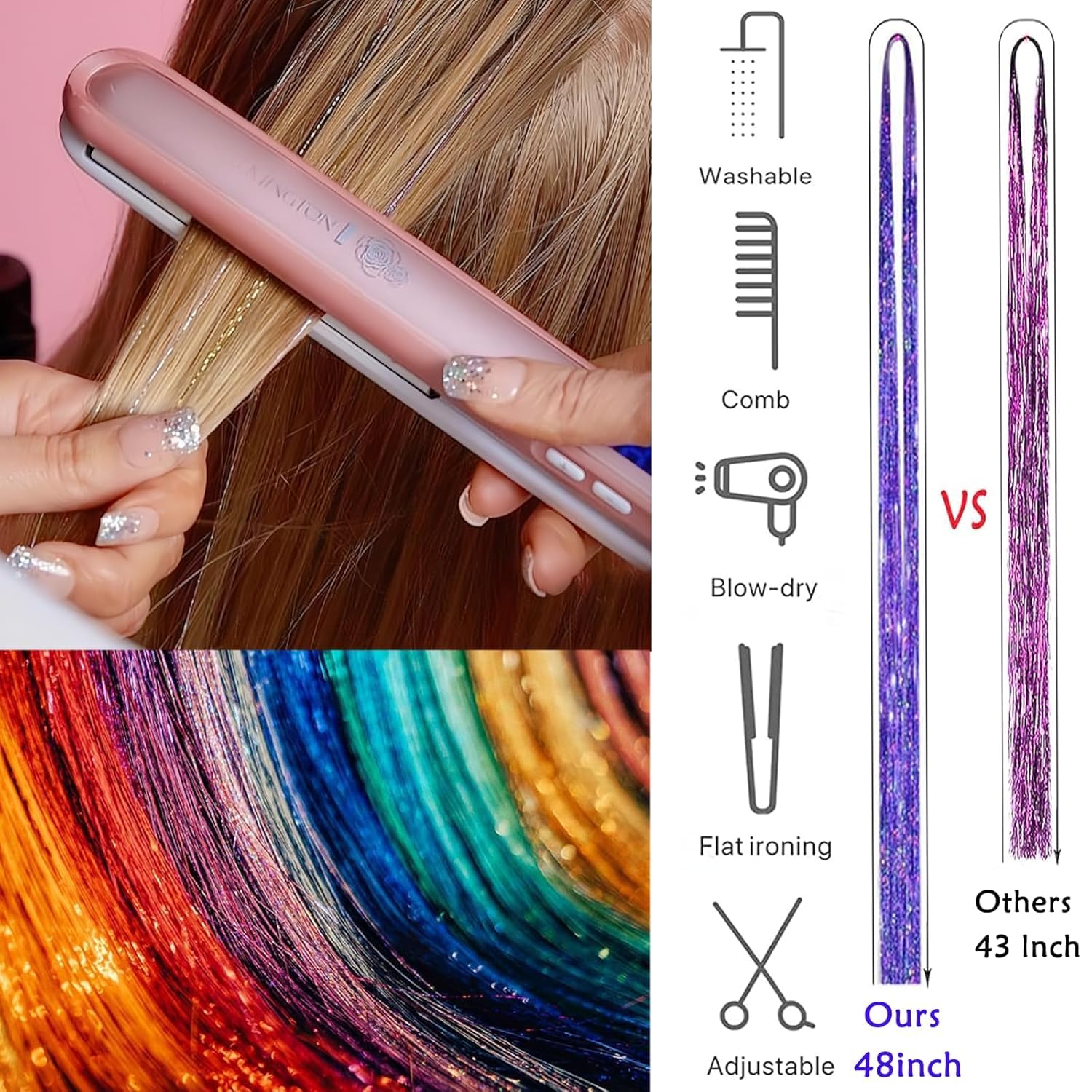 LEDIZE color assortment supports festive hair designs