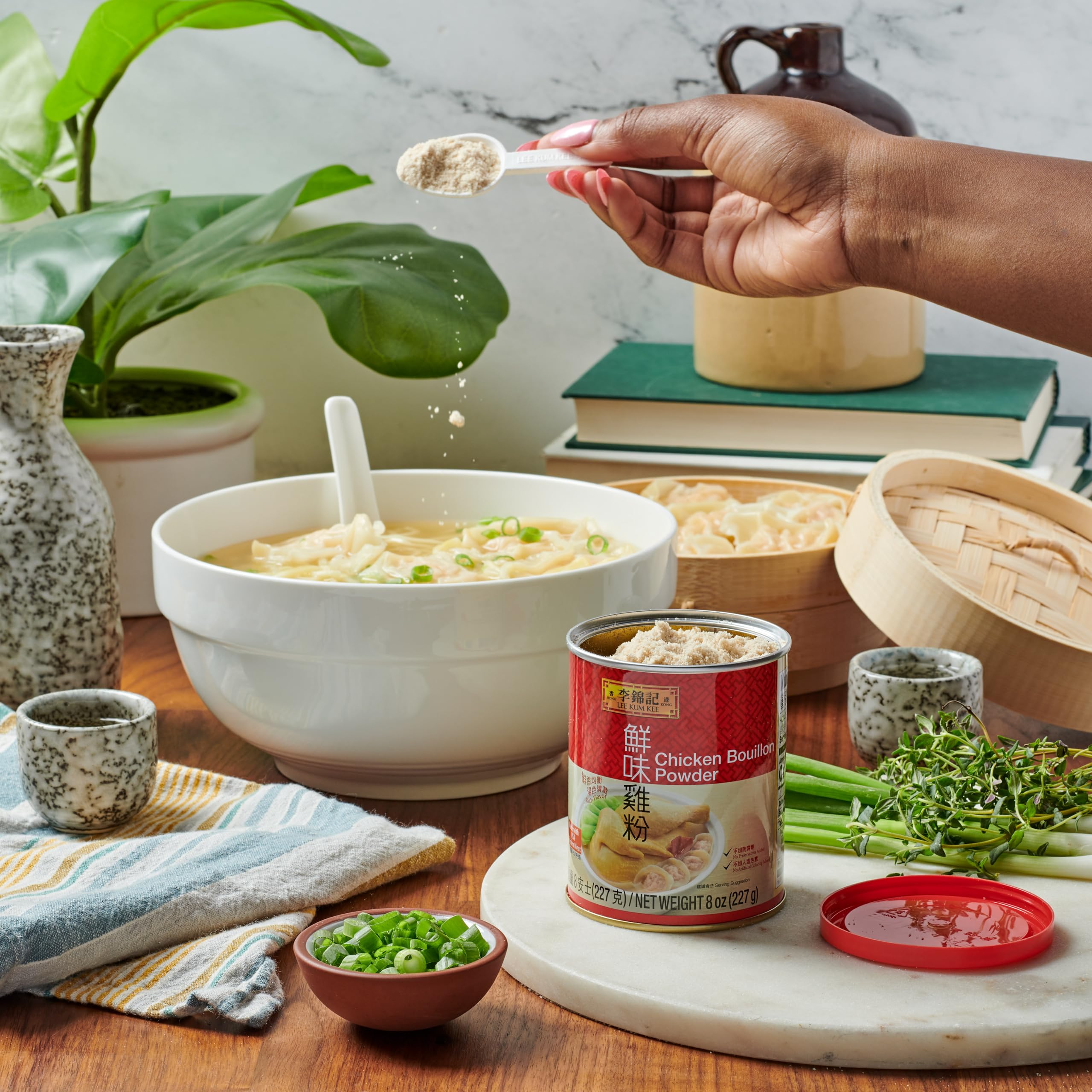 Lee Kum Kee bouillon powder enhances hot pot flavor