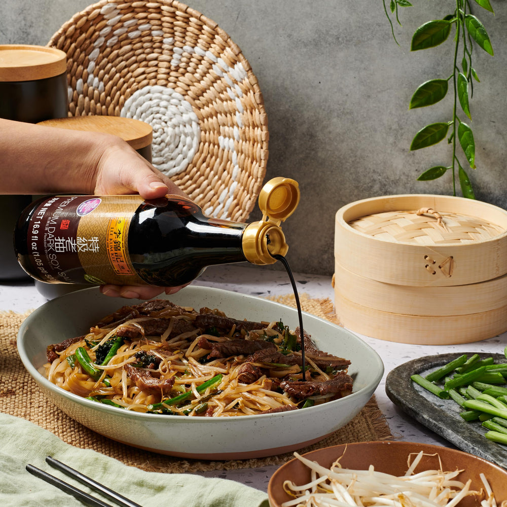 Lee Kum Kee Premium Dark Soy Sauce versatile everyday cooking option.