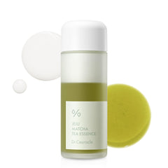 Leegeehaam Dr.Ceuracle Jeju Matcha Tea Essence bottle shows purifying hydration for the skin.