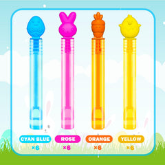 Leetous Easter bubbles wands featuring carrot designs for spring activities