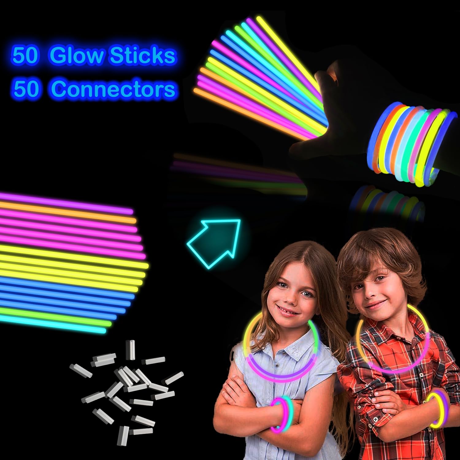 Leetous GlowSticks color variety shown to spark excitement at celebrations