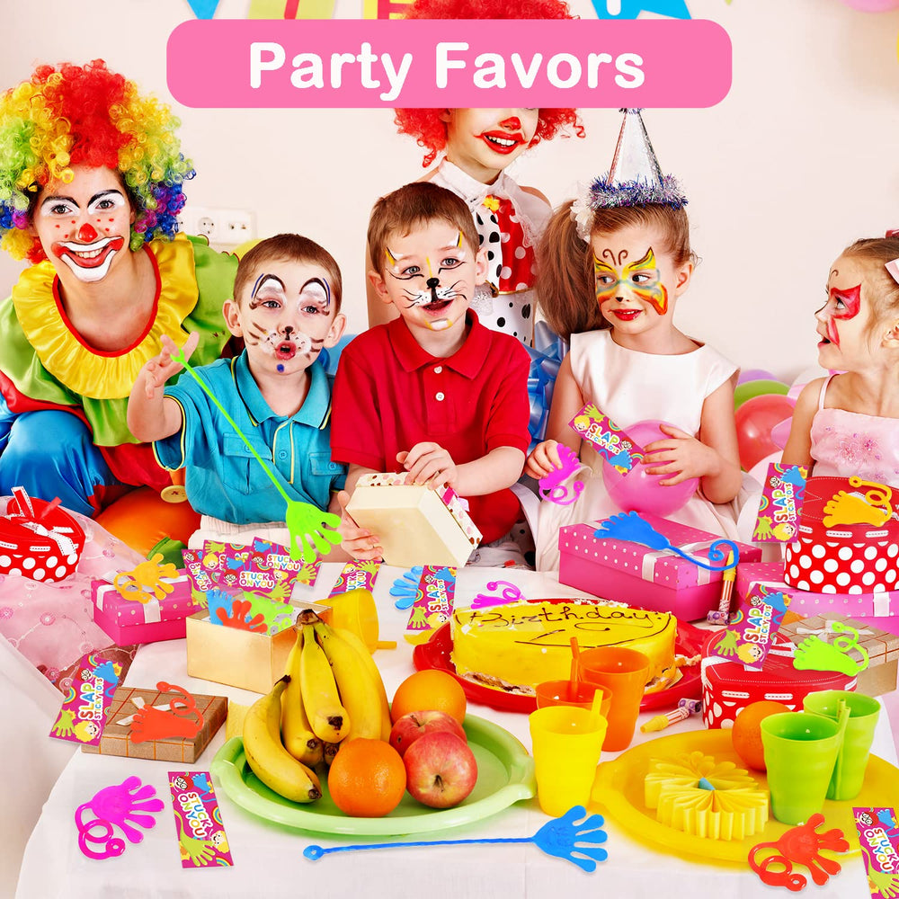 Leetous sticky toys in non-toxic vinyl for safe sensory play.