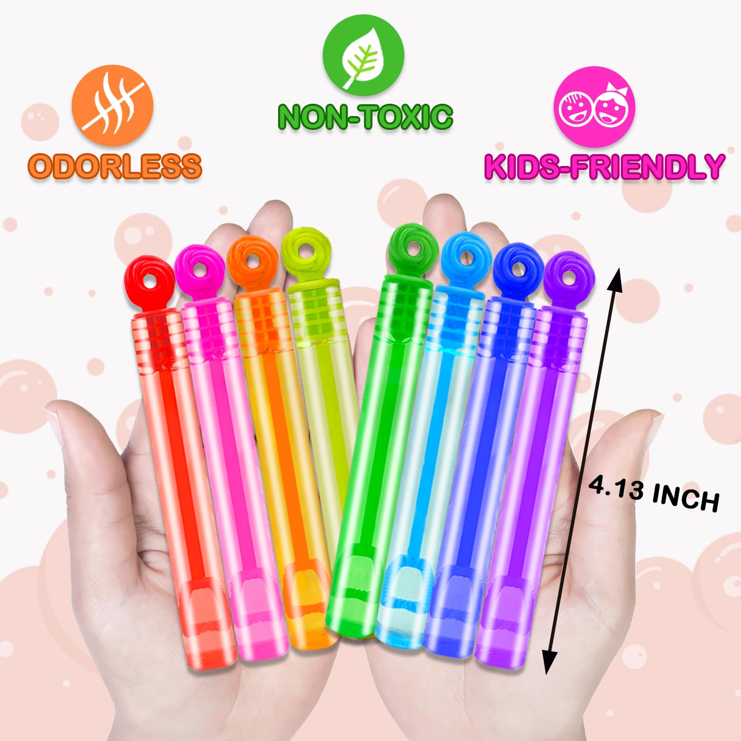 Leetous pocket bubble wands 4-inch fun on the go