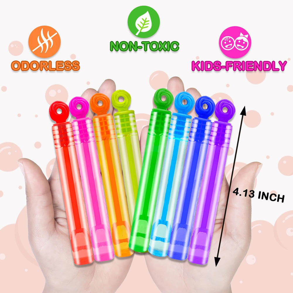 Leetous pocket bubble wands 4-inch fun on the go