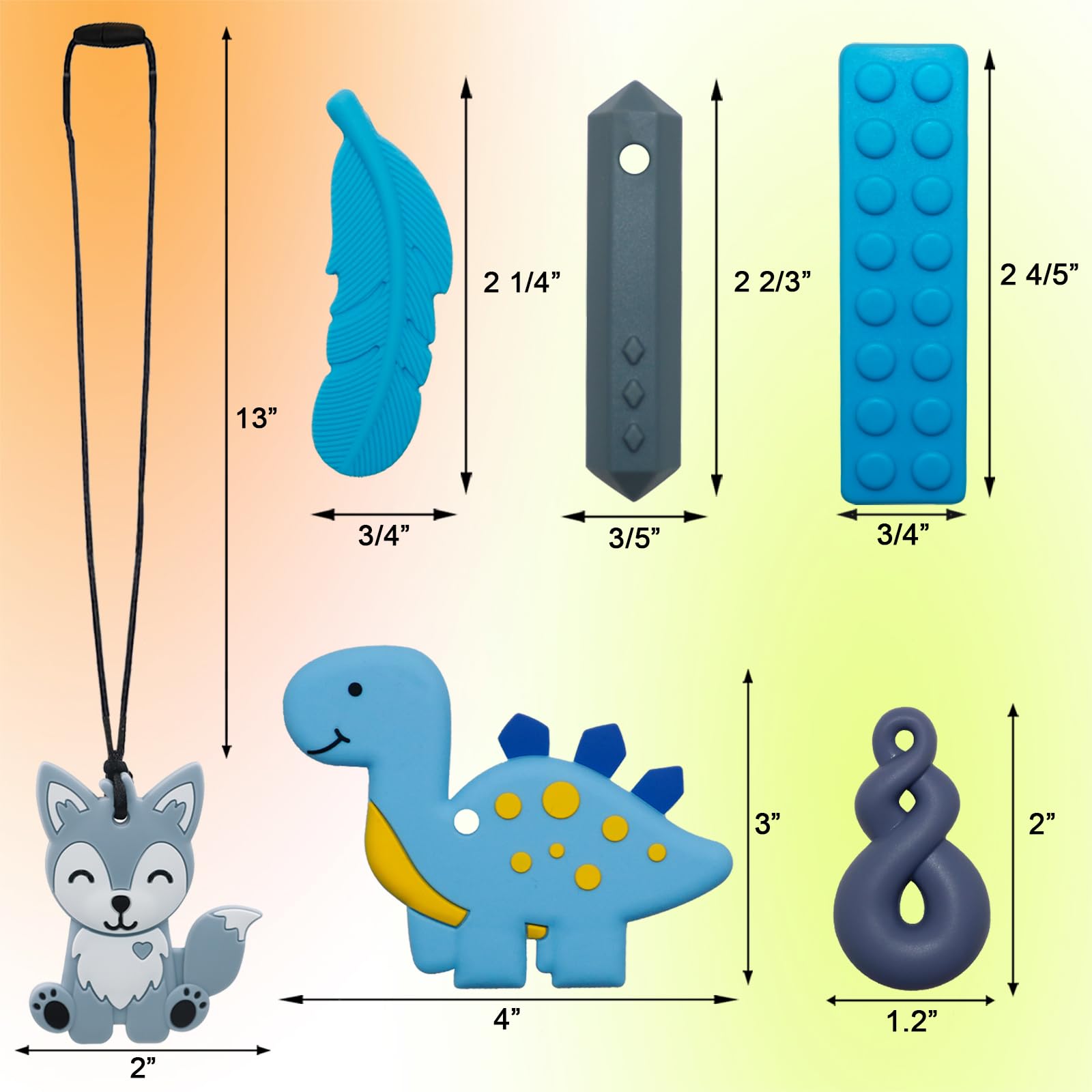 LeeYean breakaway clasp chew necklace enhances safety during active play.