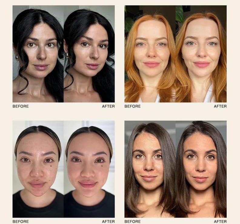 Legacera adapts to skin tone for natural coverage without mismatches.