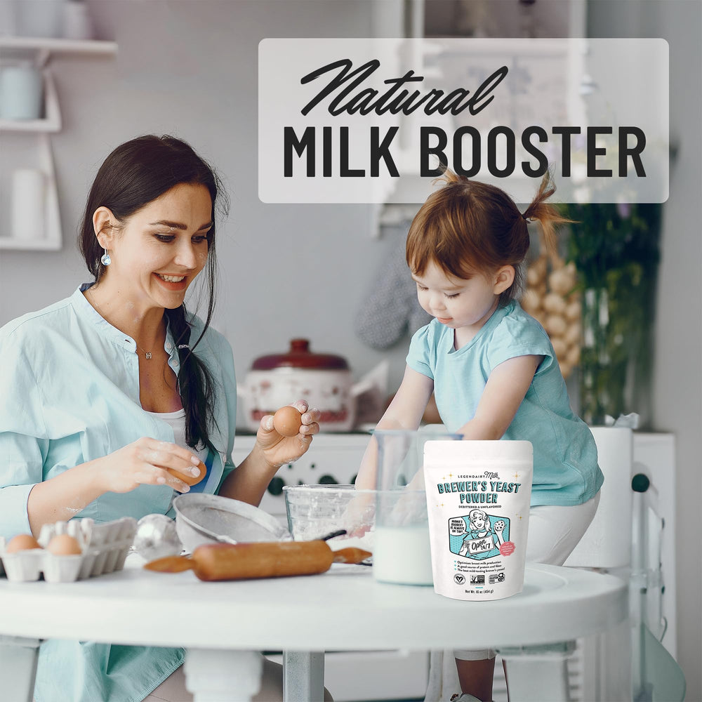 Legendairy Milk Brewers Yeast Powder debittered flavor for milder taste in recipes.