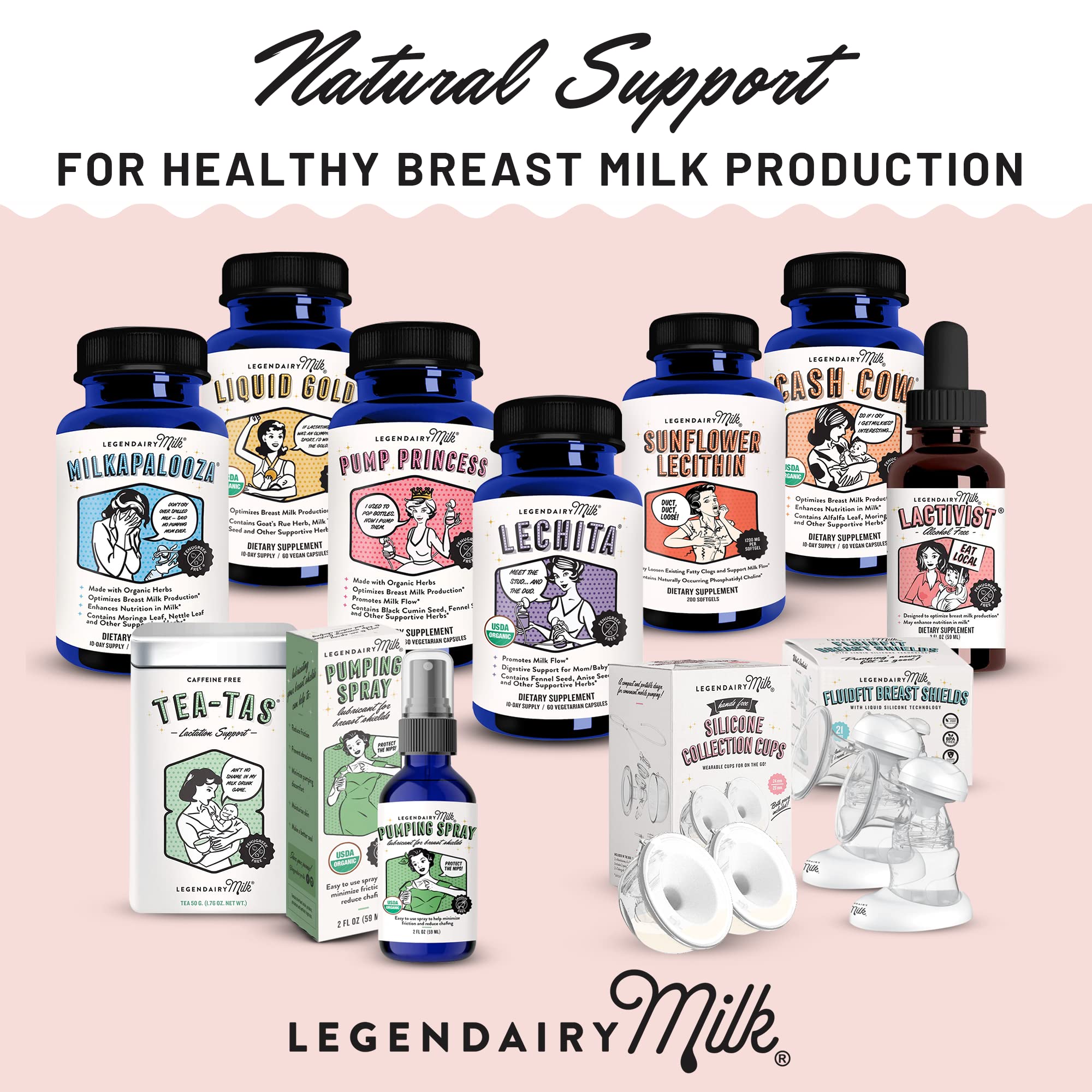 Legendairy Milk Lechita full packaging setup on a clean surface.